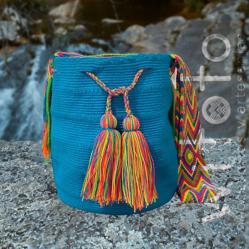 MOCHILA WAYUU AZUL 1